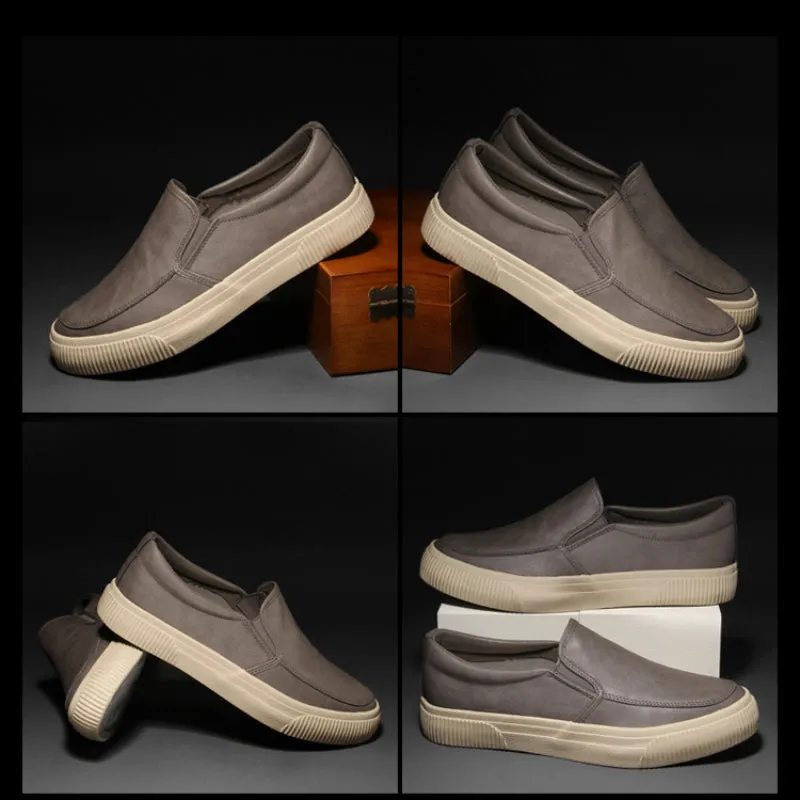 ACE LOW LEATHER SLIP-ONS
