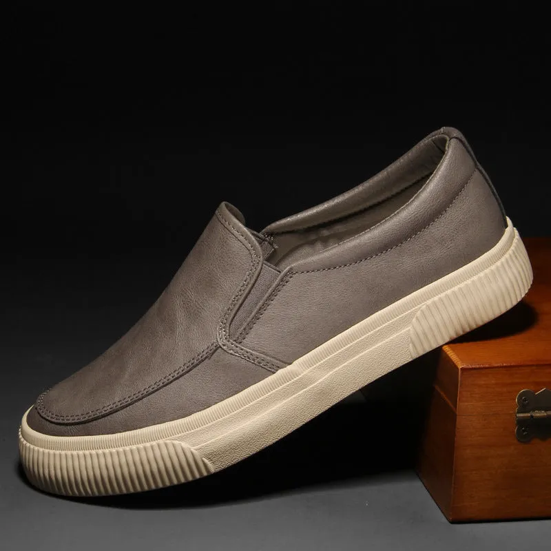 ACE LOW LEATHER SLIP-ONS