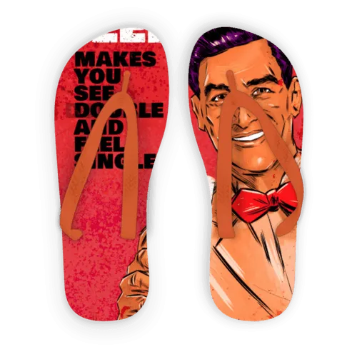 BEER POSTER Kids Flip Flops