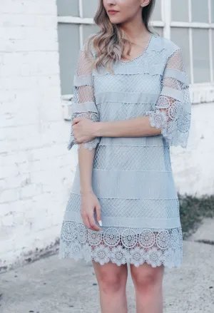 Cara Crochet Mini Dress