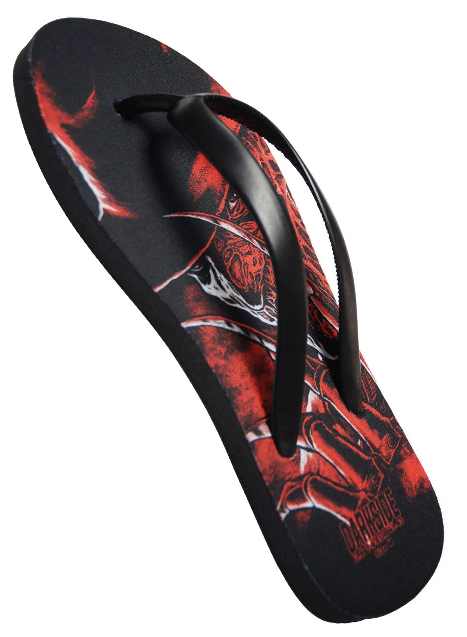 Darkside - Freddy Krueger - Flip Flops Horror Merchandise