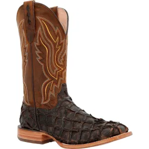 Durango Premium Exotics Men's Western Boots Ddb0380 In Dark Brown Pirarucu