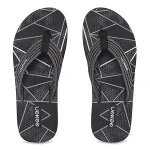 Eeken EFBGO2403S Black Lightweight Washable Dailywear Durable Flip Flops For Men