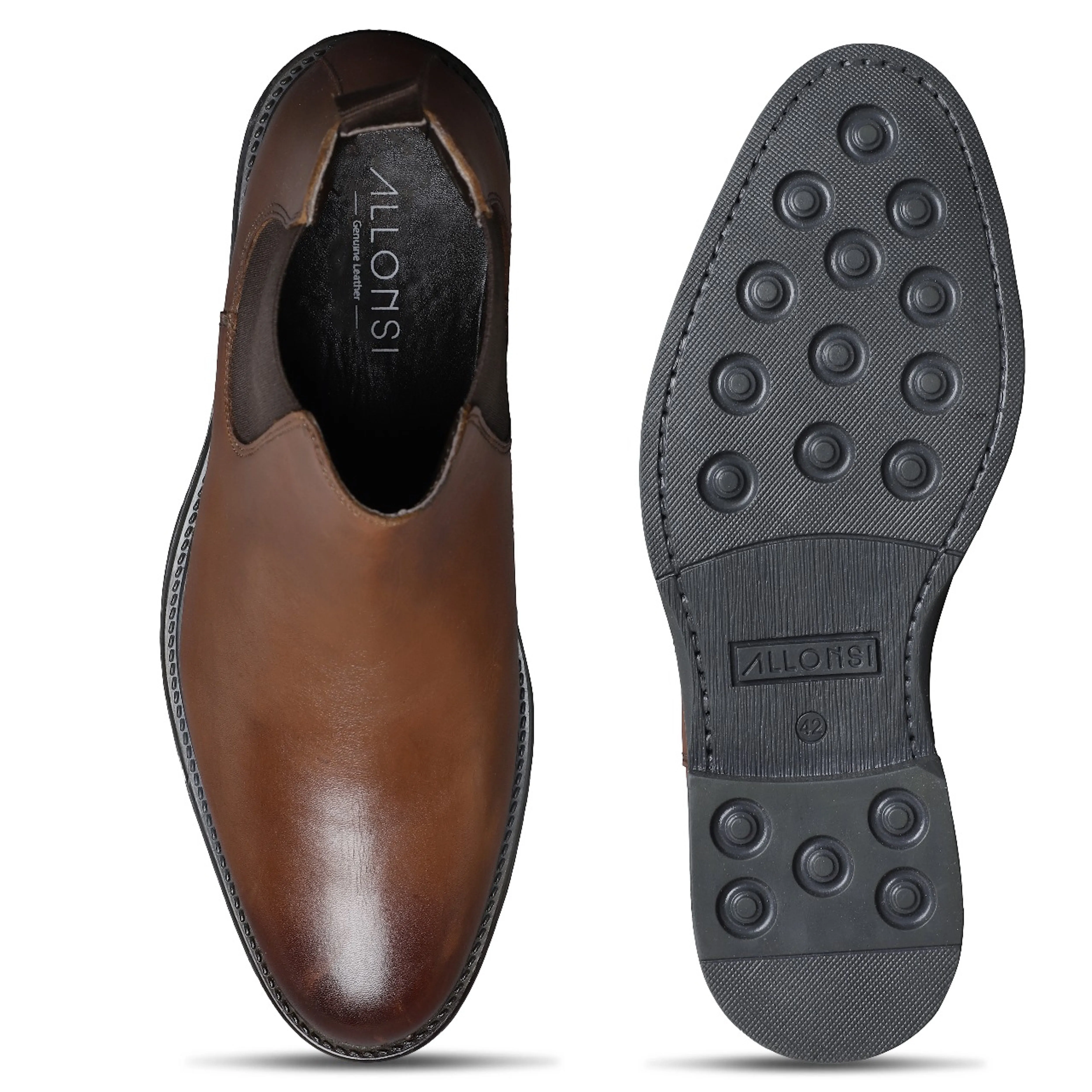 Enzo Classic Leather Chelsea Boots