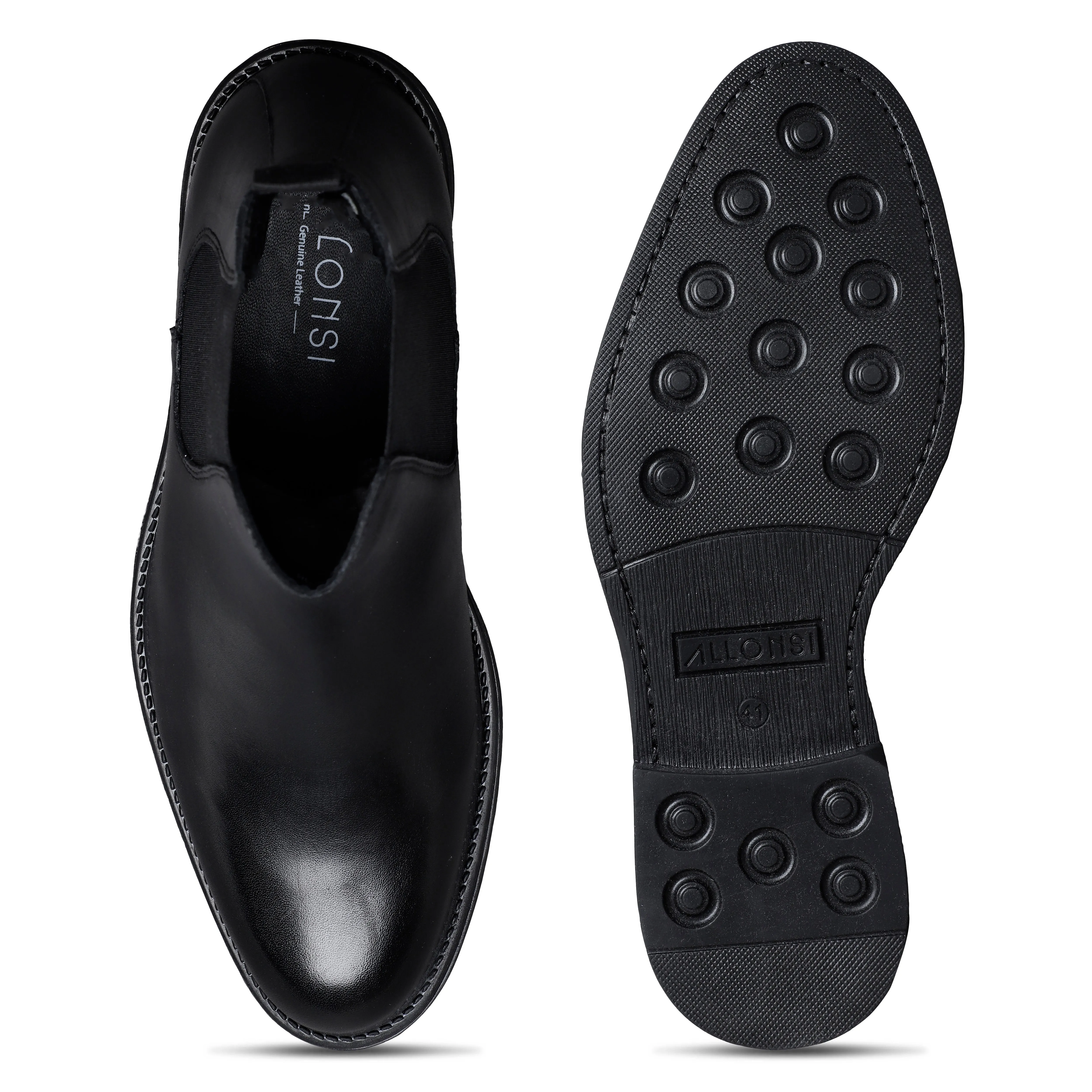 Enzo Classic Leather Chelsea Boots