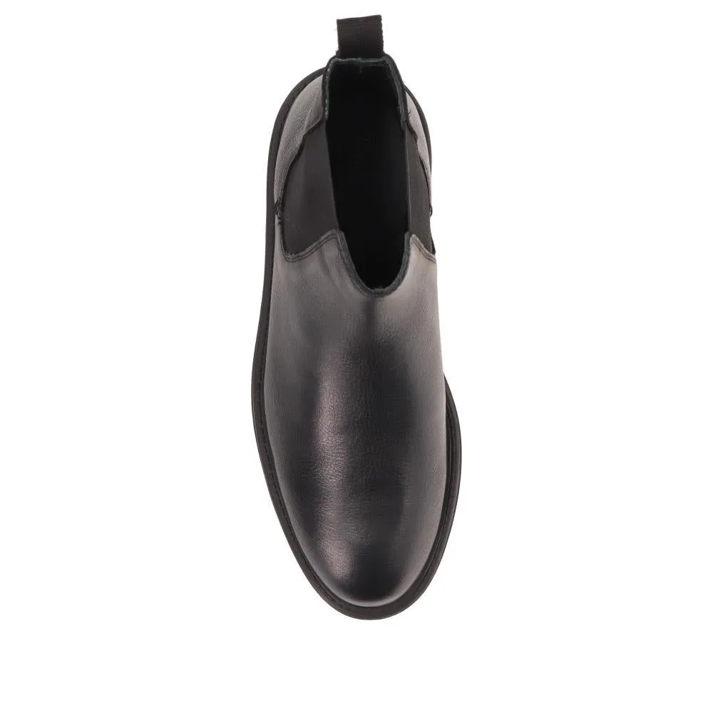 Ethan Casual Leather Ankle Boots - ETHAN / 326 399