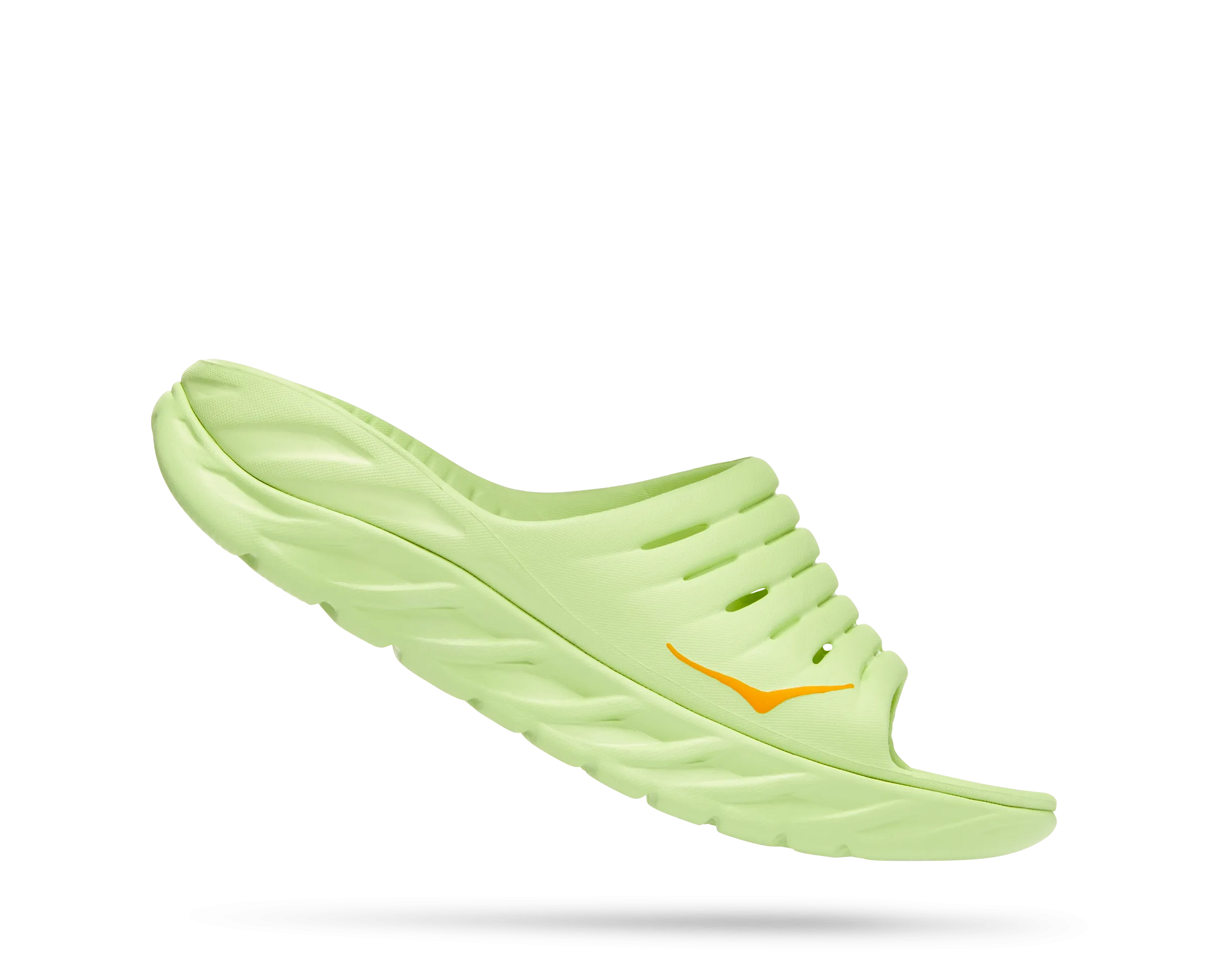 Hoka Ora Recovery Slide Color: Butterfly / Radiant Yellow