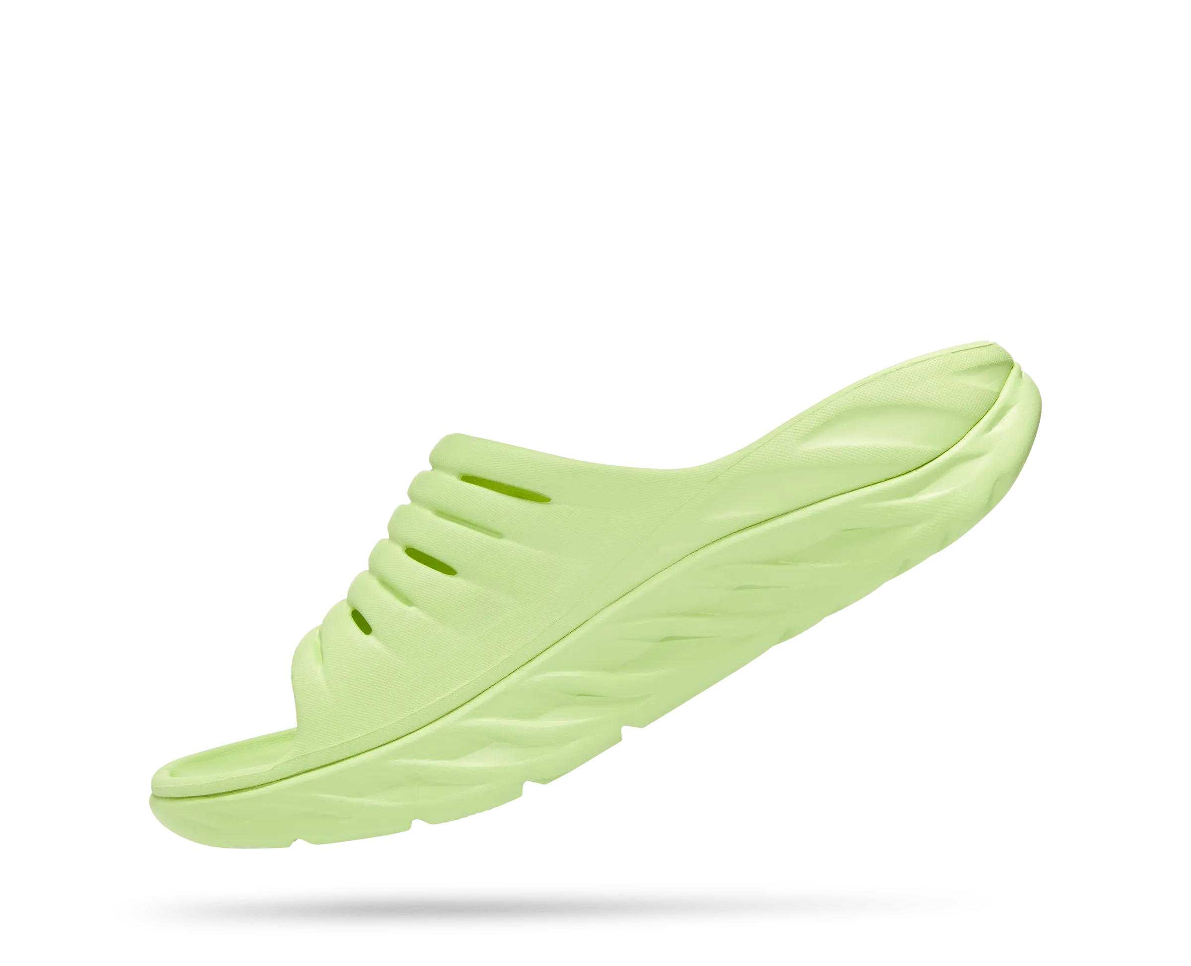 Hoka Ora Recovery Slide Color: Butterfly / Radiant Yellow