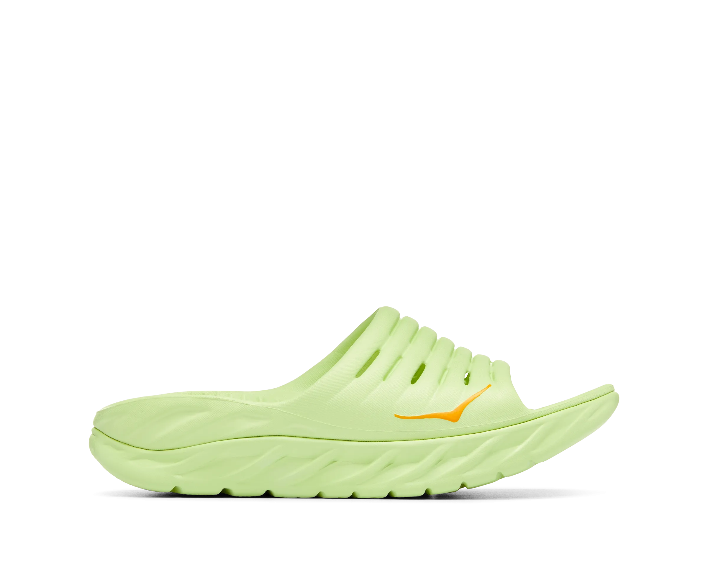 Hoka Ora Recovery Slide Color: Butterfly / Radiant Yellow