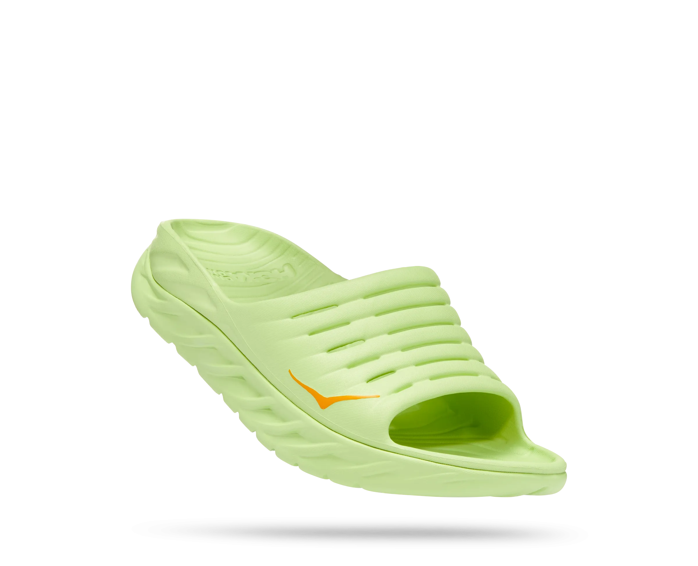 Hoka Ora Recovery Slide Color: Butterfly / Radiant Yellow