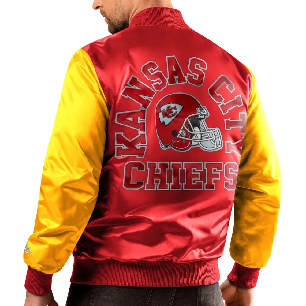 NFL Kansas Chiefs Satin Jacket