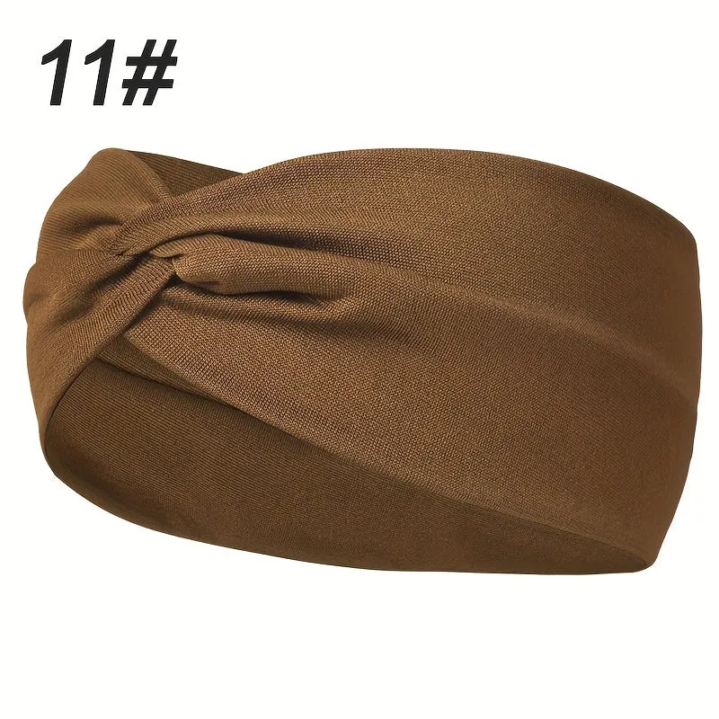 NonSlip Twist Knot Headband for Stylish and SweatFree Hair