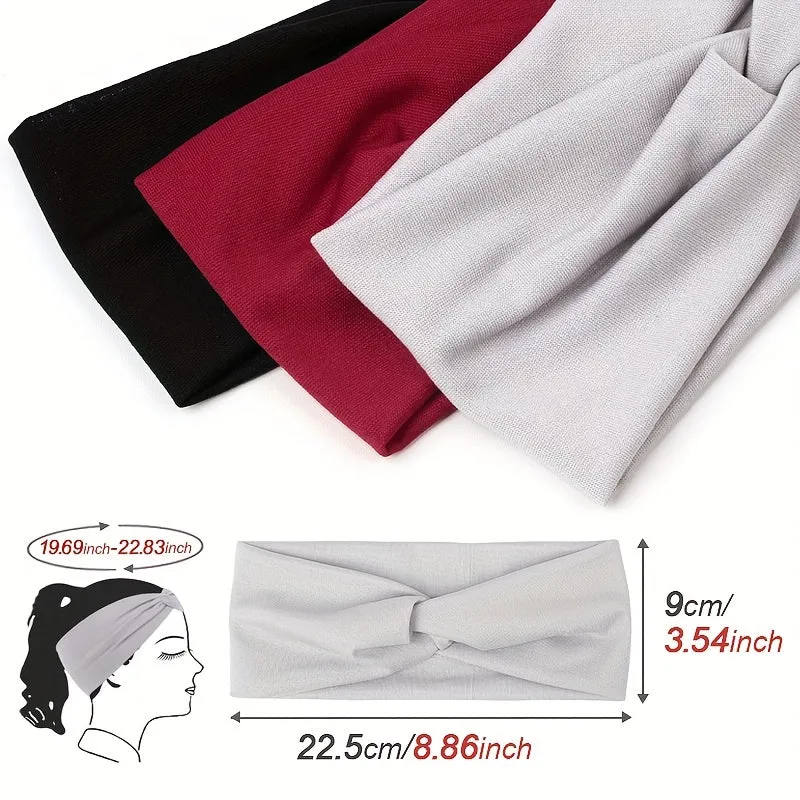 NonSlip Twist Knot Headband for Stylish and SweatFree Hair