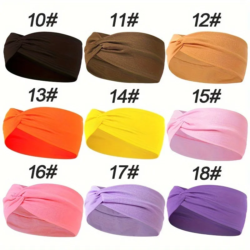 NonSlip Twist Knot Headband for Stylish and SweatFree Hair