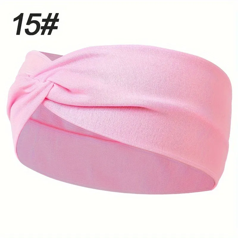 NonSlip Twist Knot Headband for Stylish and SweatFree Hair