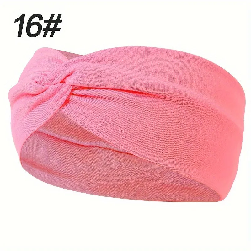 NonSlip Twist Knot Headband for Stylish and SweatFree Hair