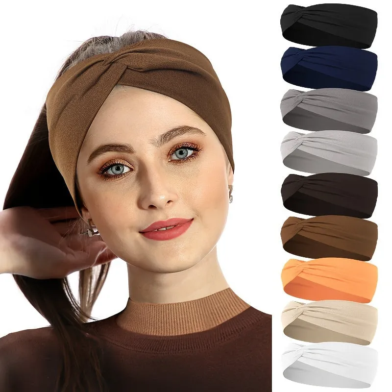 NonSlip Twist Knot Headband for Stylish and SweatFree Hair