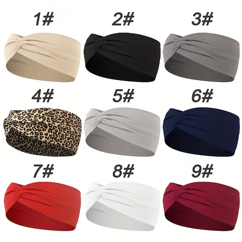 NonSlip Twist Knot Headband for Stylish and SweatFree Hair