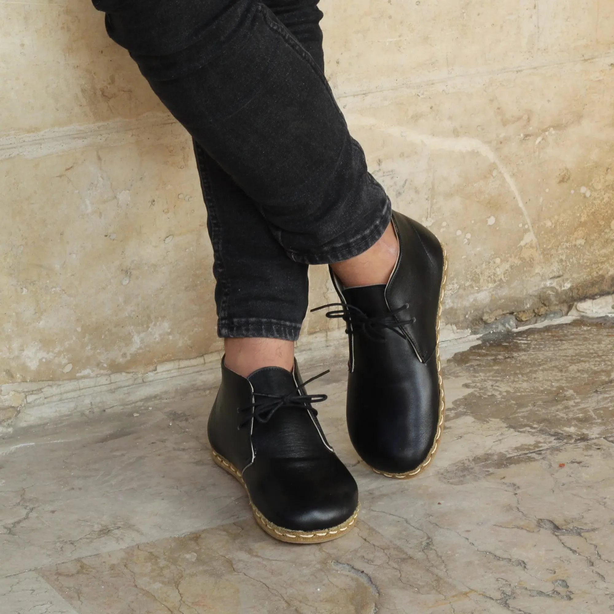 Oxford Earthing Boots Black Men's