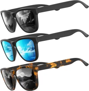 Polarized Sunglasses for Mens Womens - Fashion Men Sun Glasses Shades for Driving Golf Fishing Lightweight