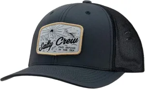 Salty Crew Men's Graphic Logo Retro Trucker Hat - Unisex Adjustable Baseball Hat for Adults - Premium Cotton