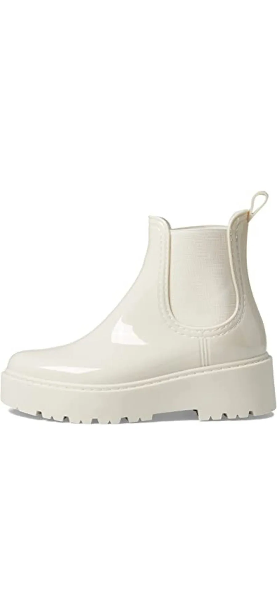 Steve Madden Sahara Bone Waterproof Pull On Round Toe Heel Rain Boots Snow Boots