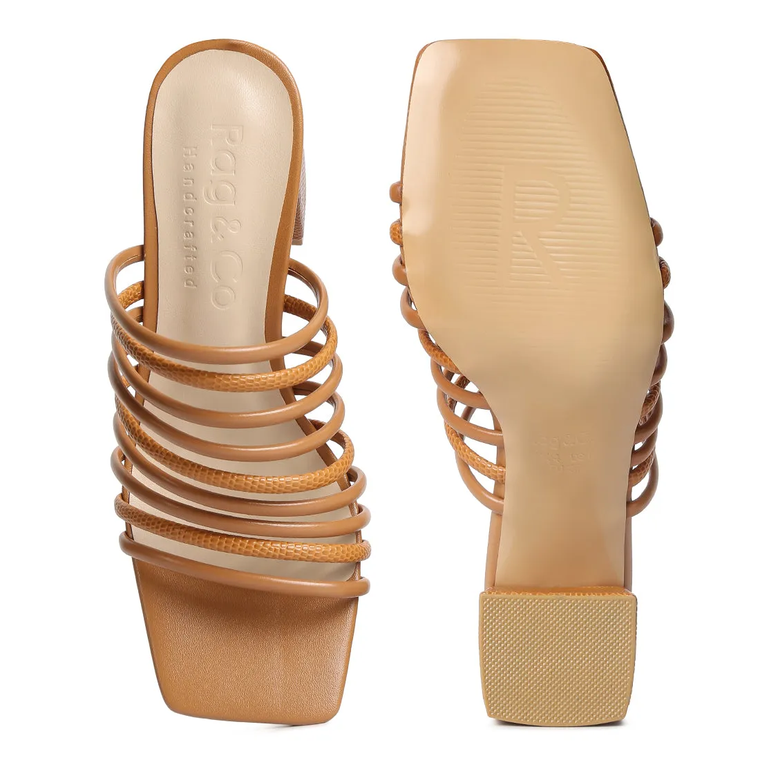 Strappy Slip On Sandals