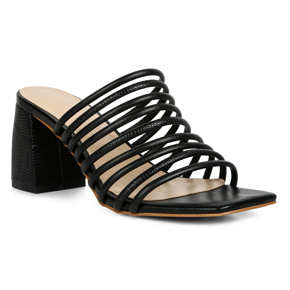 Strappy Slip On Sandals