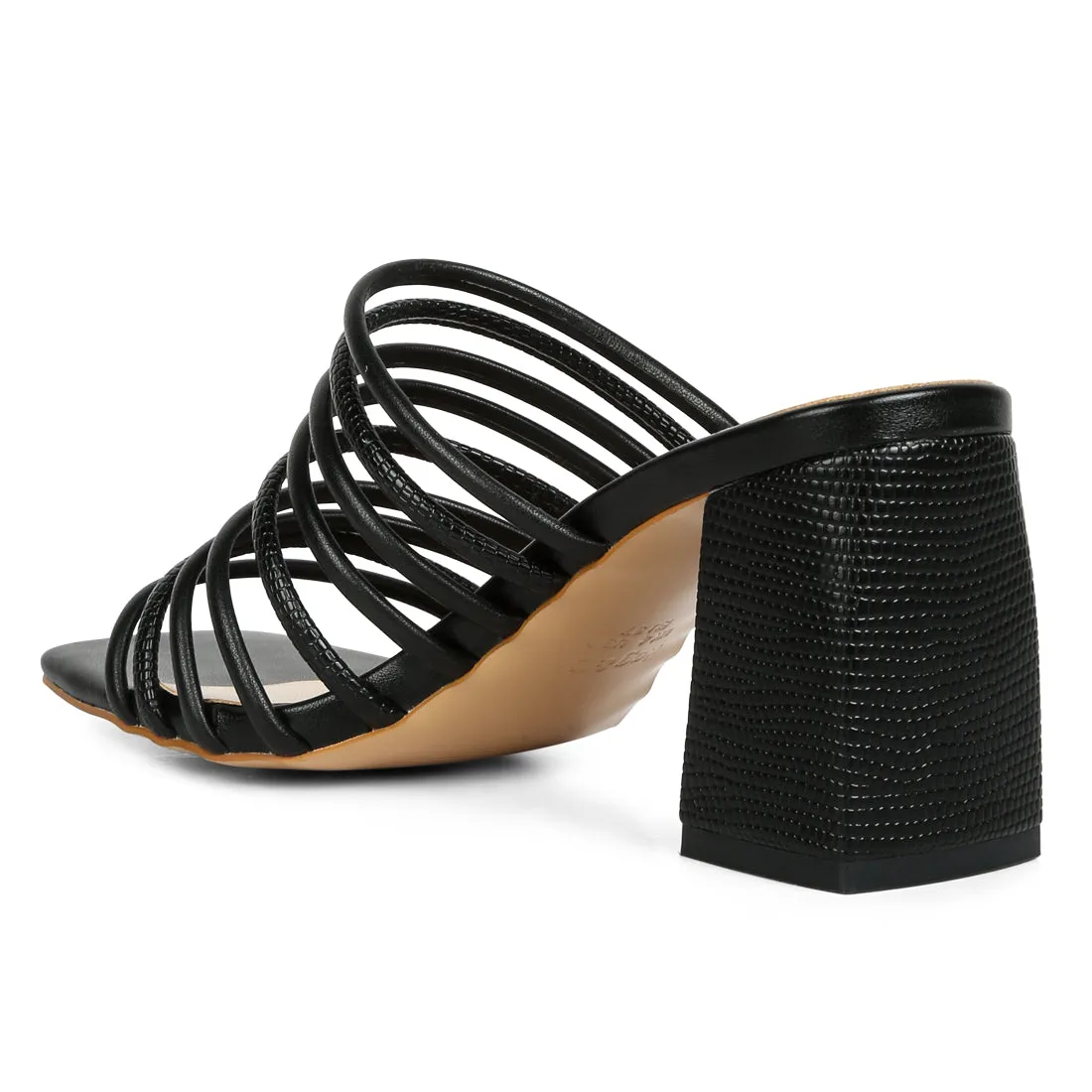 Strappy Slip On Sandals