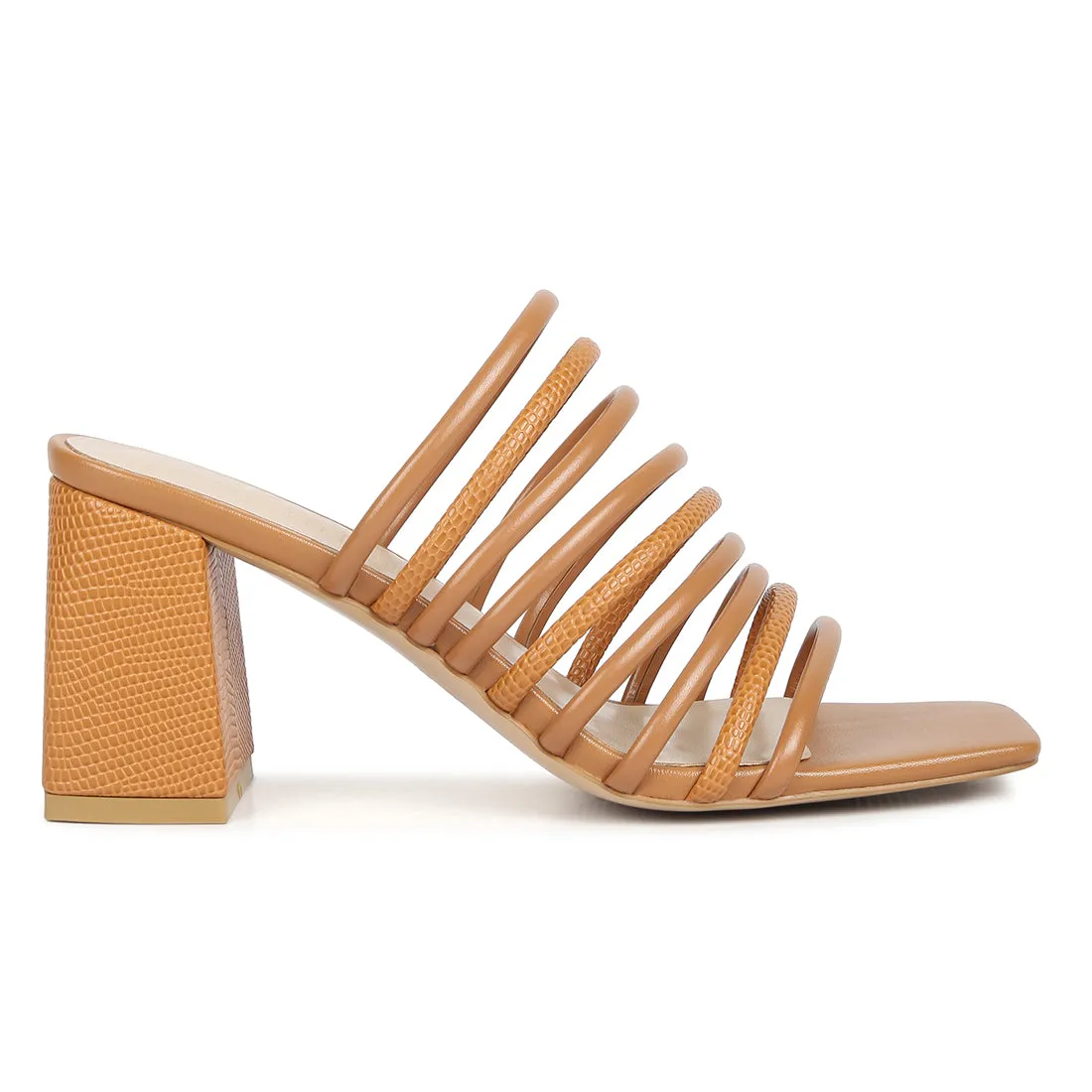 Strappy Slip On Sandals