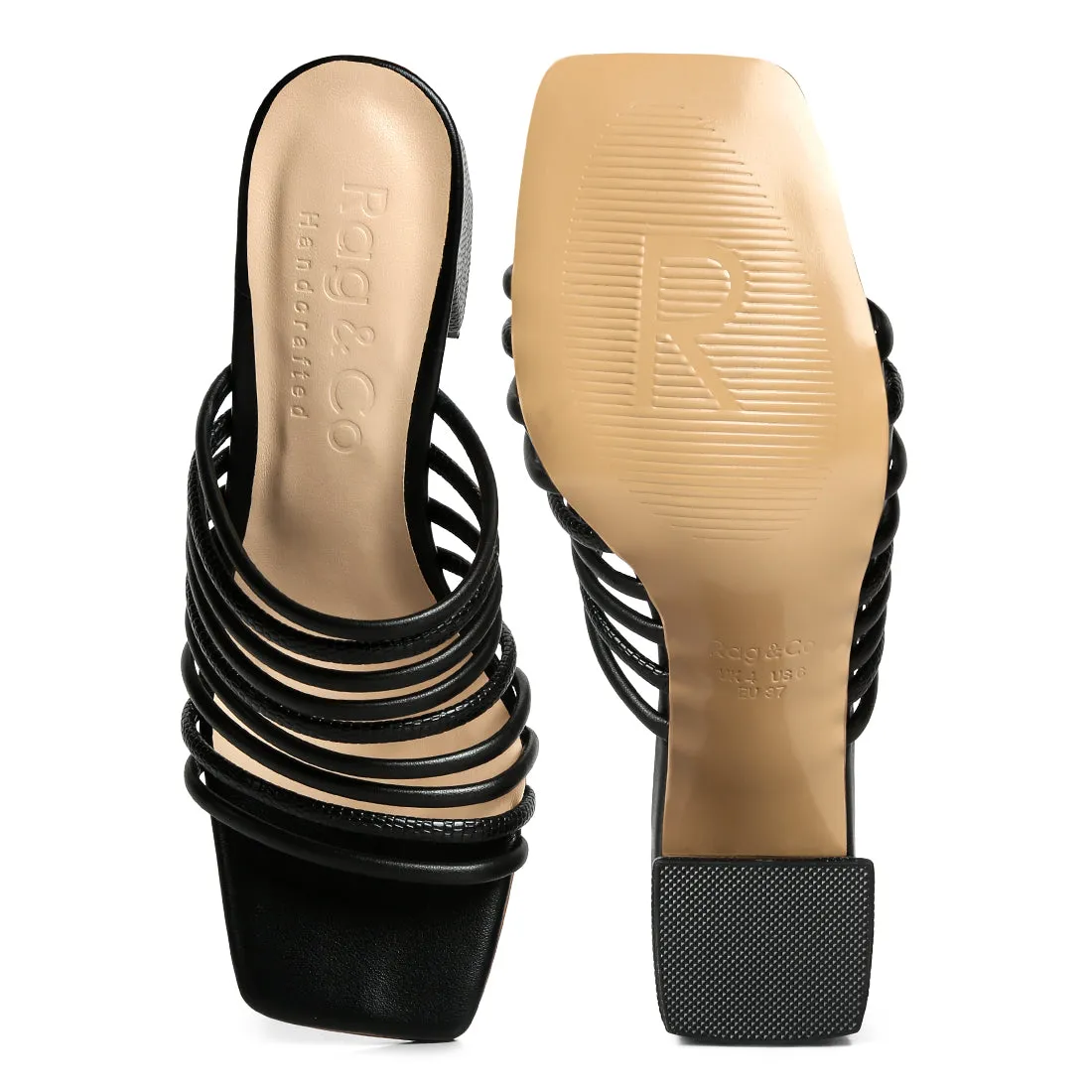 Strappy Slip On Sandals