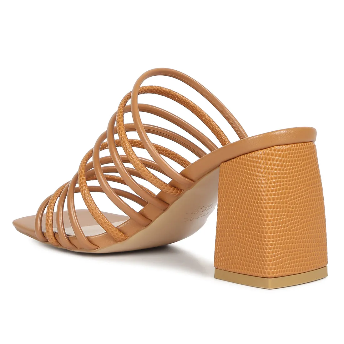 Strappy Slip On Sandals