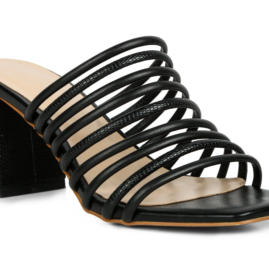 Strappy Slip On Sandals