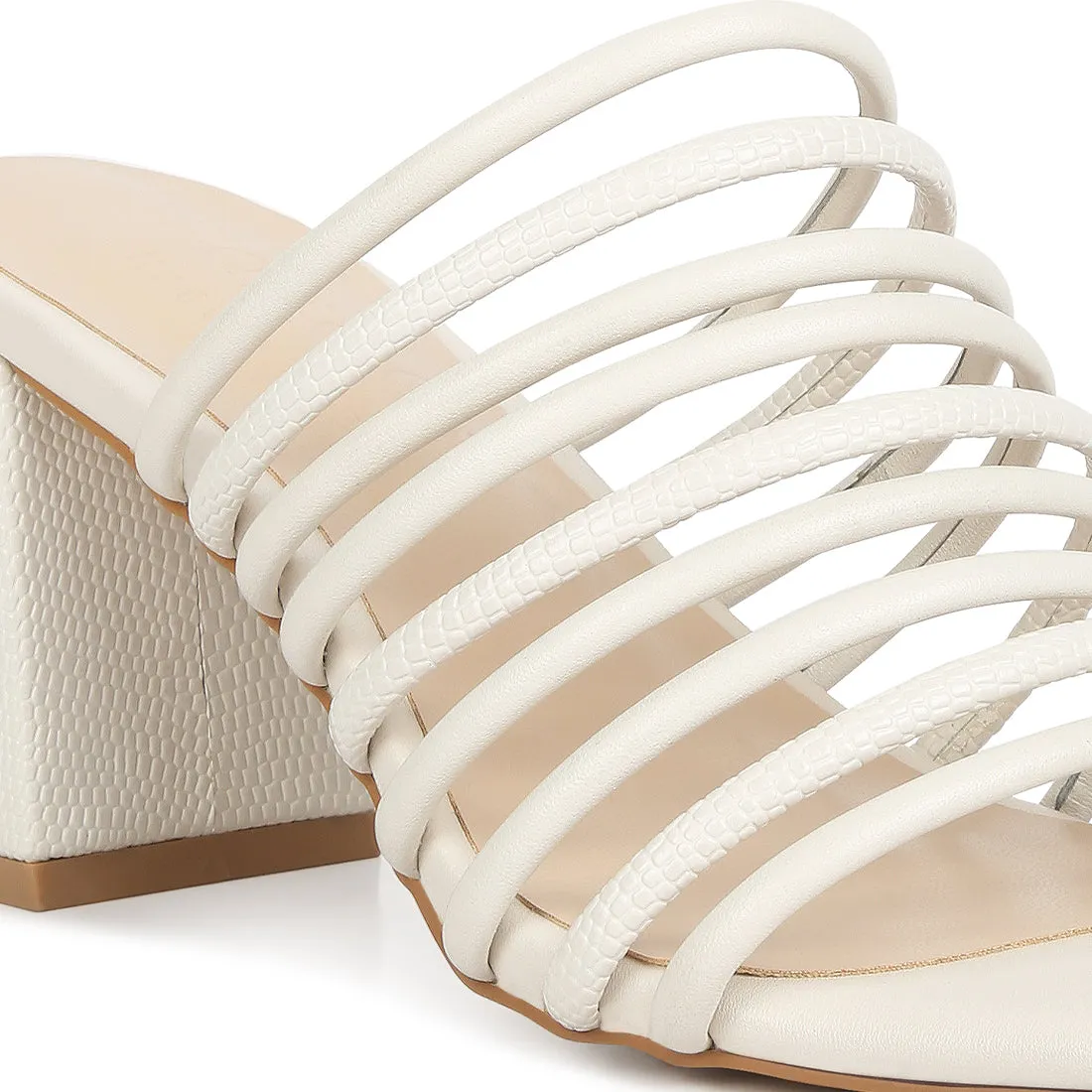 Strappy Slip On Sandals