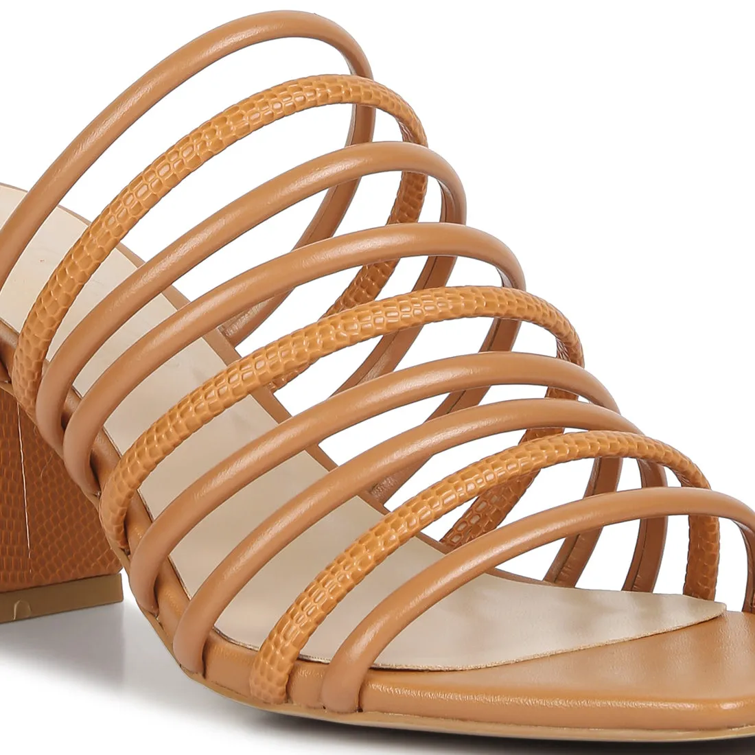 Strappy Slip On Sandals