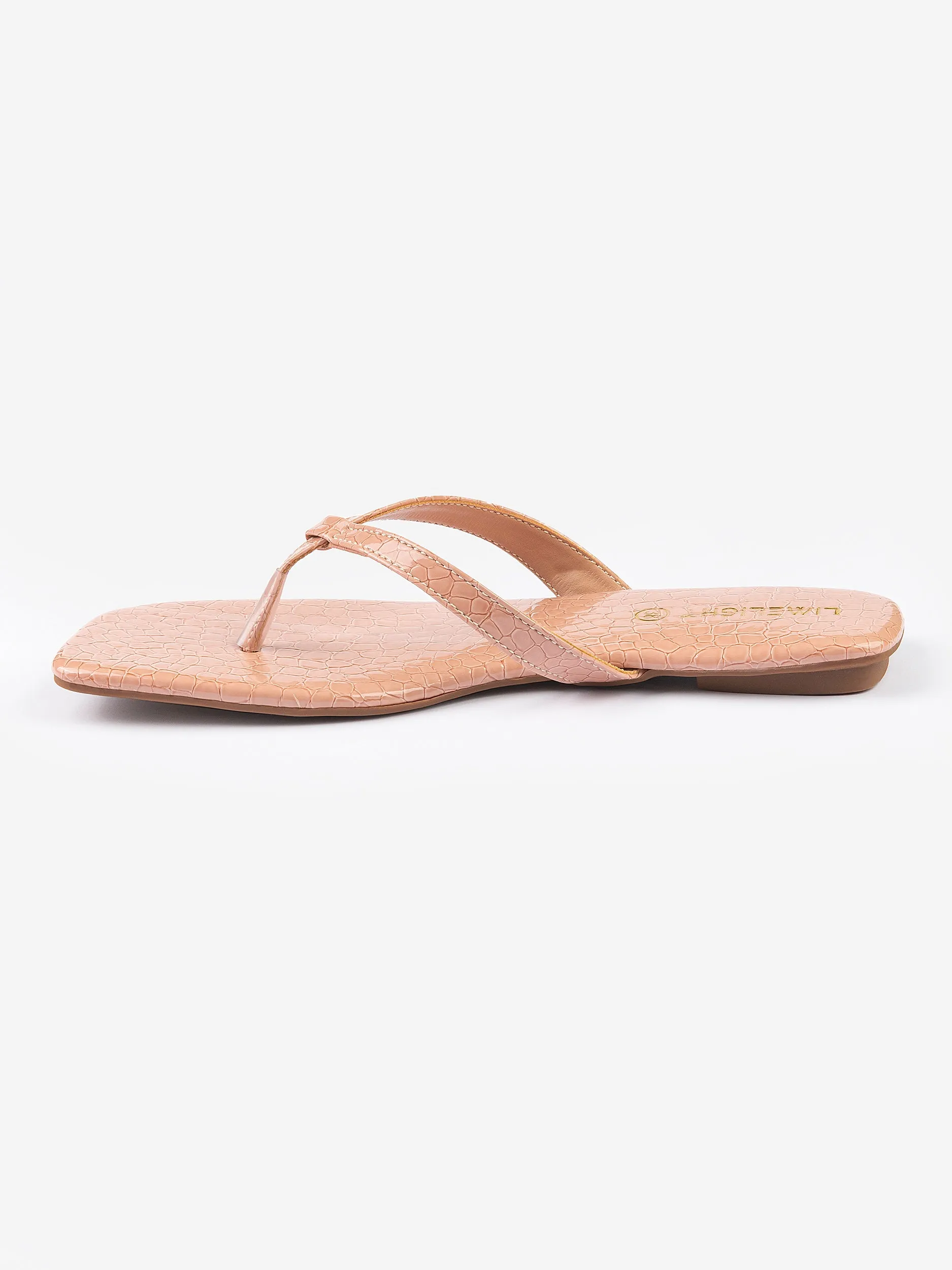 Textured Flip Flops