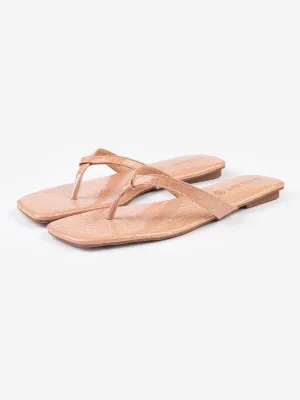 Textured Flip Flops