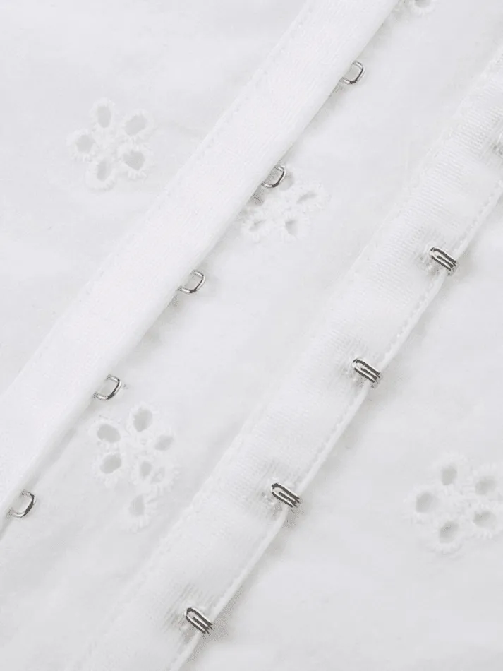 Tie Strap White Trendy Slip Mini Dress