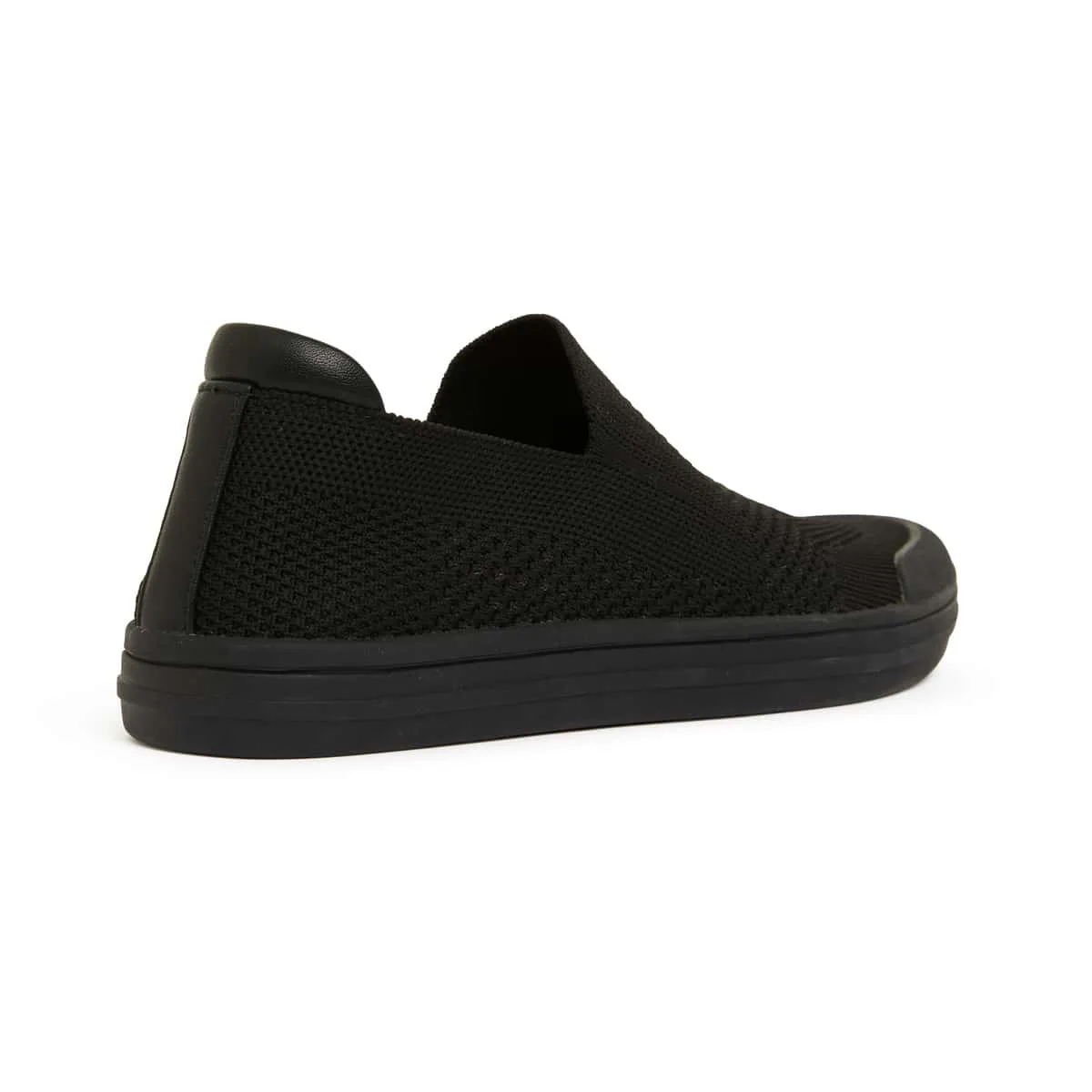 Veneto Sneaker in Black On Black Fabric