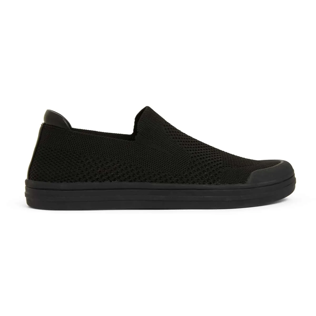 Veneto Sneaker in Black On Black Fabric